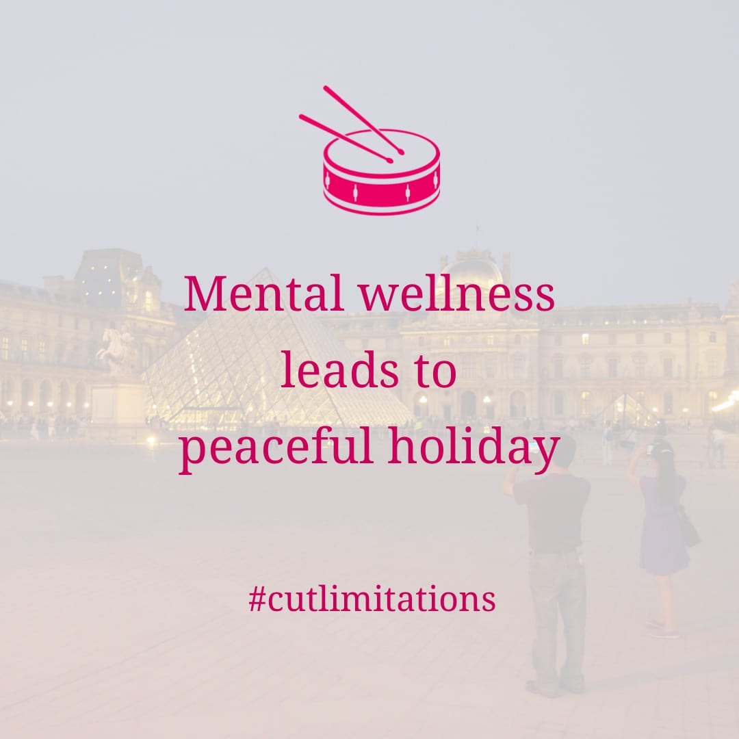 Mental wellness leads to peaceful holiday Mental wellness leads to peaceful holiday